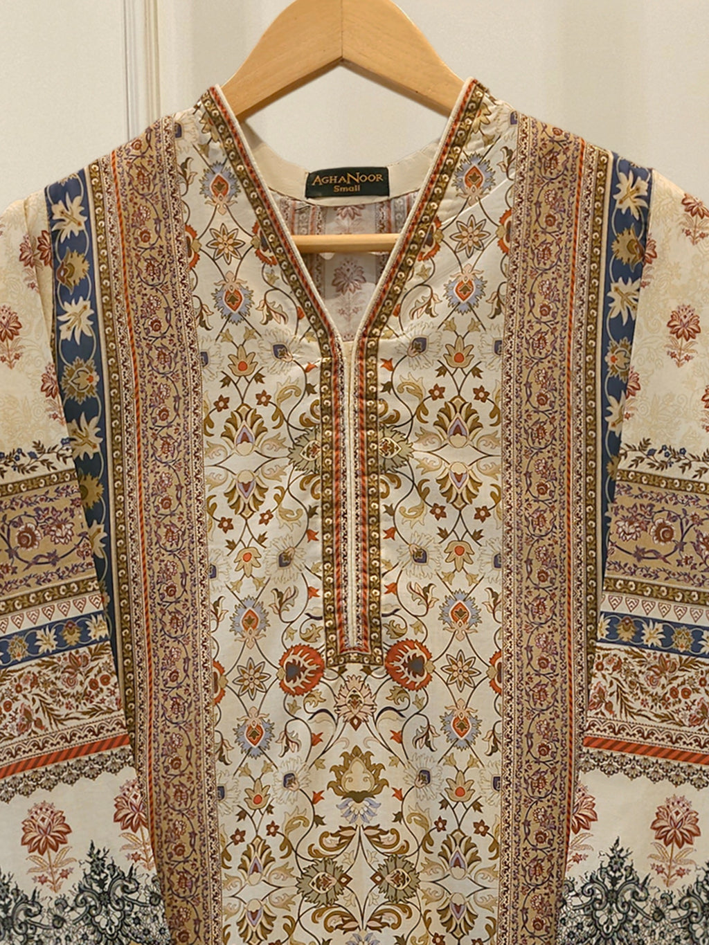 Digital printed Lawn Shirt-S115131