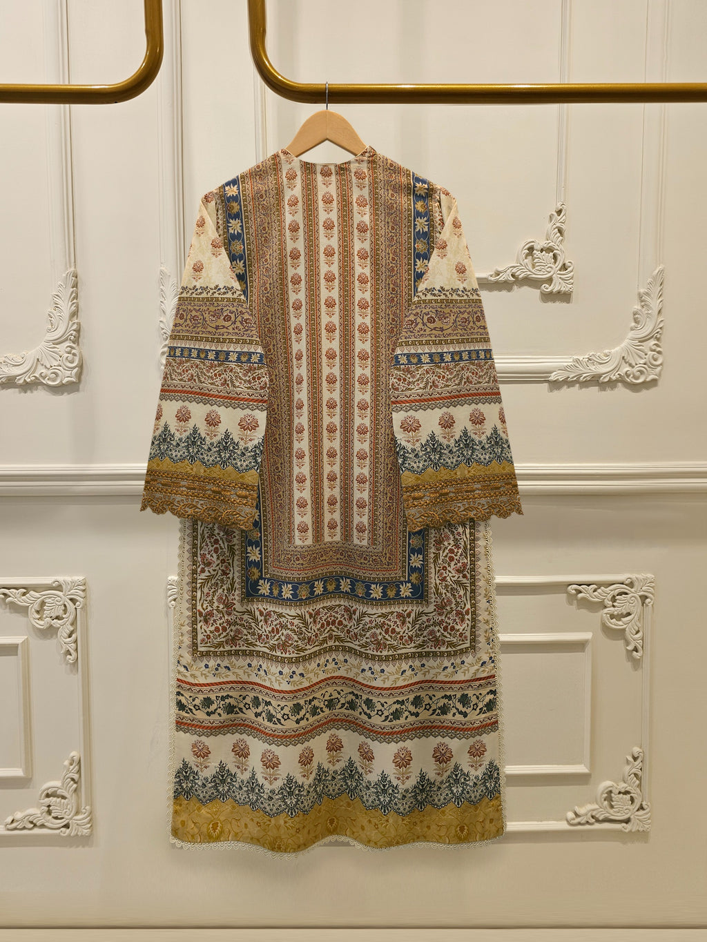 Digital printed Lawn Shirt-S115131