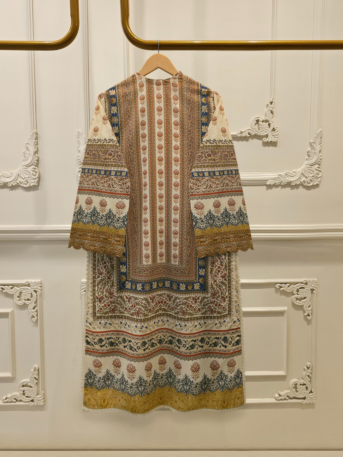 Digital printed Lawn Shirt-S115131