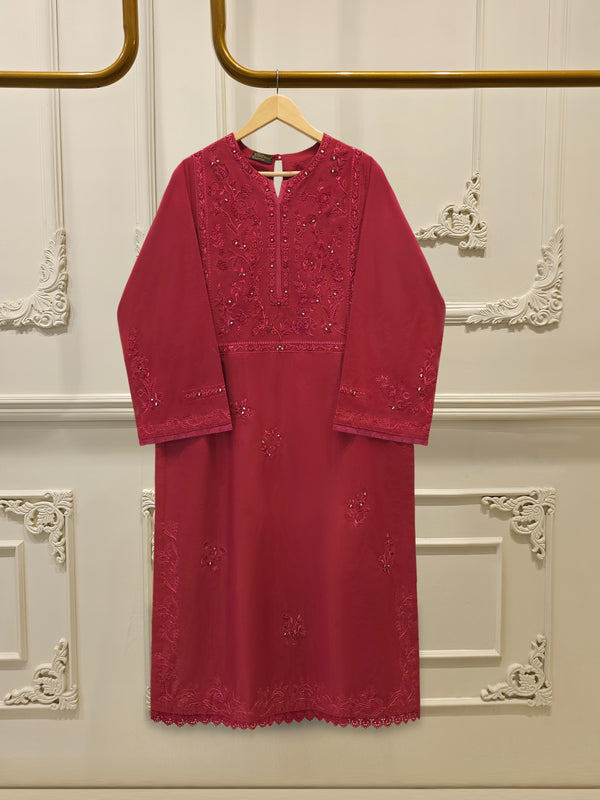 2 Piece - Embroidered Cambric Suit S114395