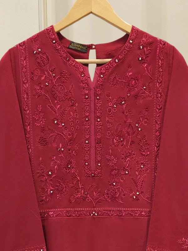 2 Piece - Embroidered Cambric Suit S114395