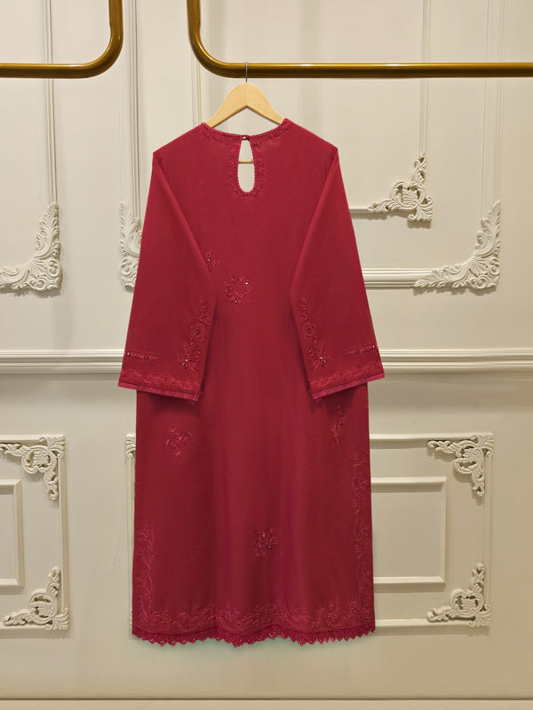 2 Piece - Embroidered Cambric Suit S114395
