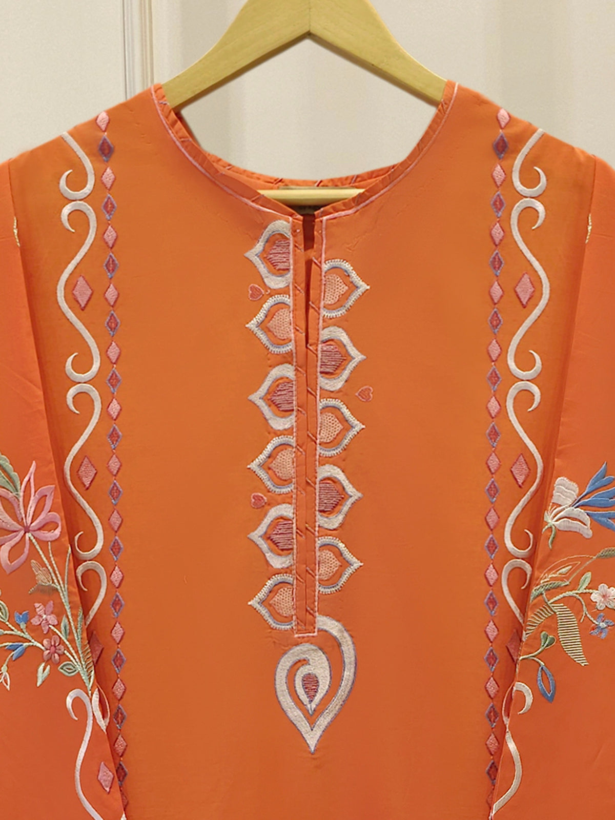 2 Piece - Embroidered Cambric Suit WS00343