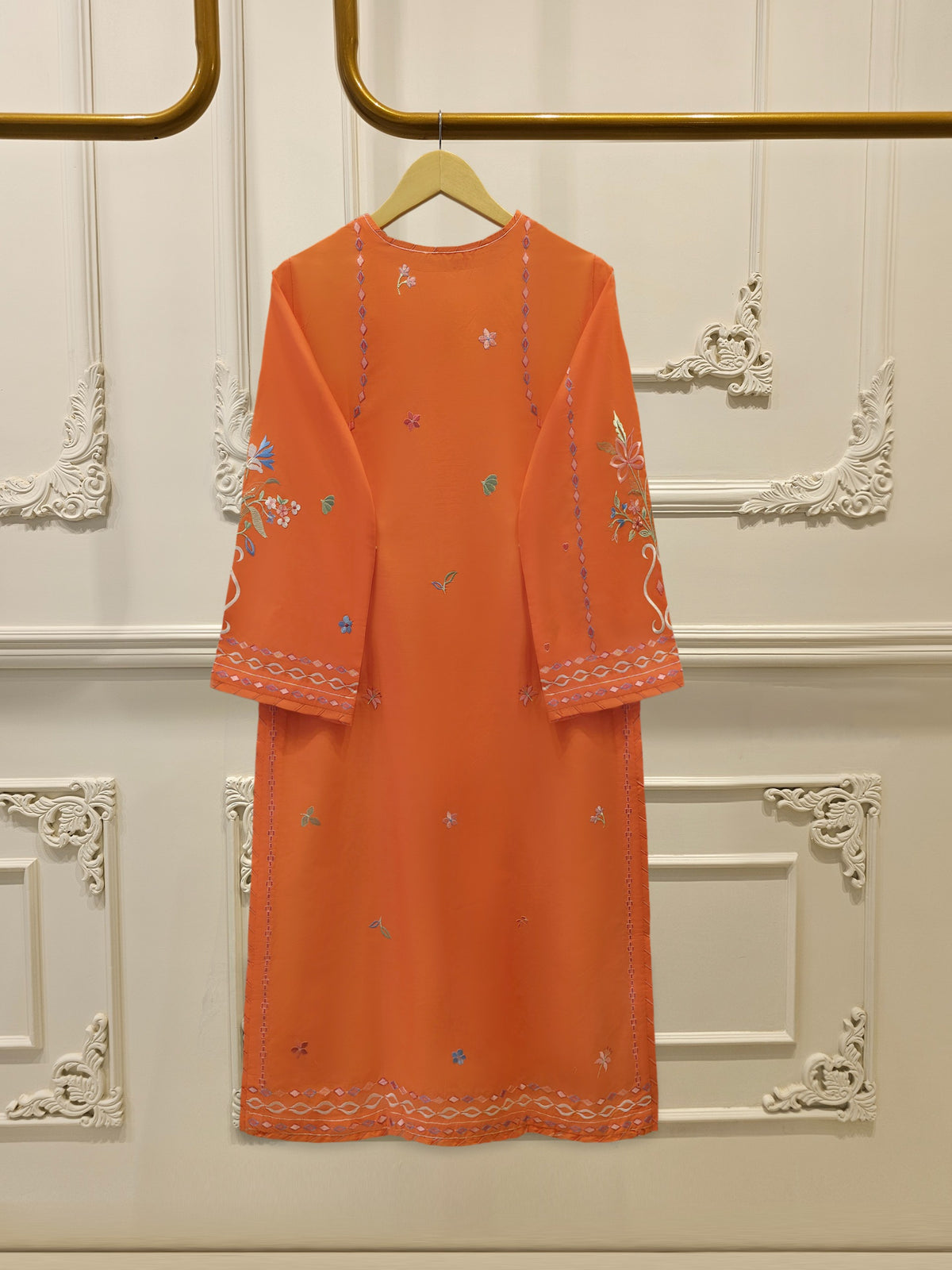 2 Piece - Embroidered Cambric Suit WS00343