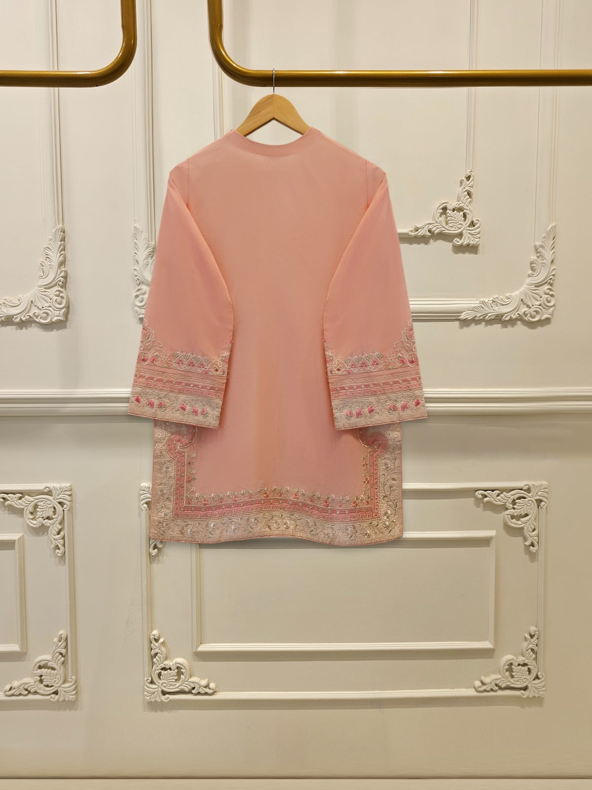 2 Piece - Embroidered Cambric Suit S114759