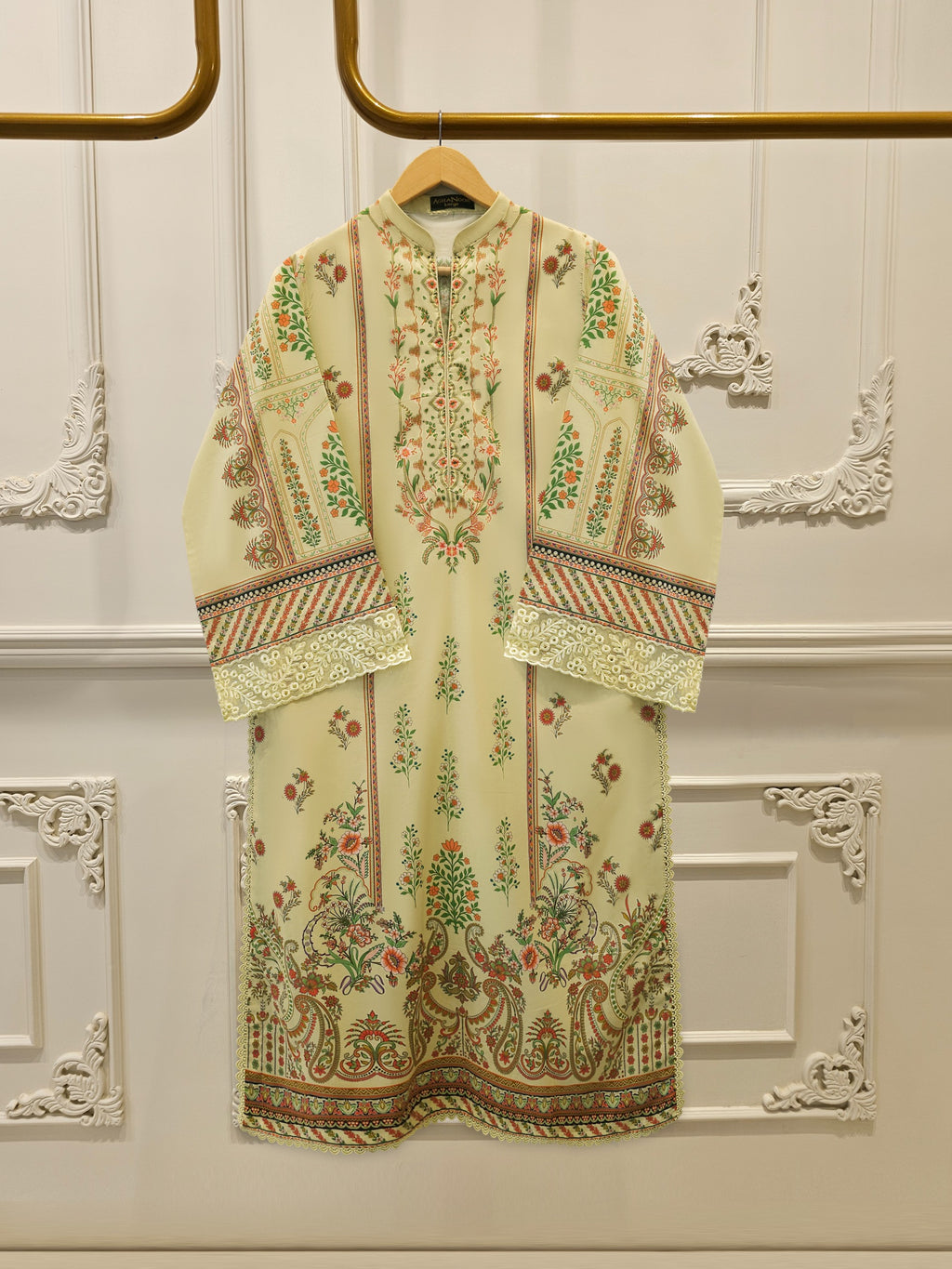 2 Piece -Digital Printed Cambric Suit S115093