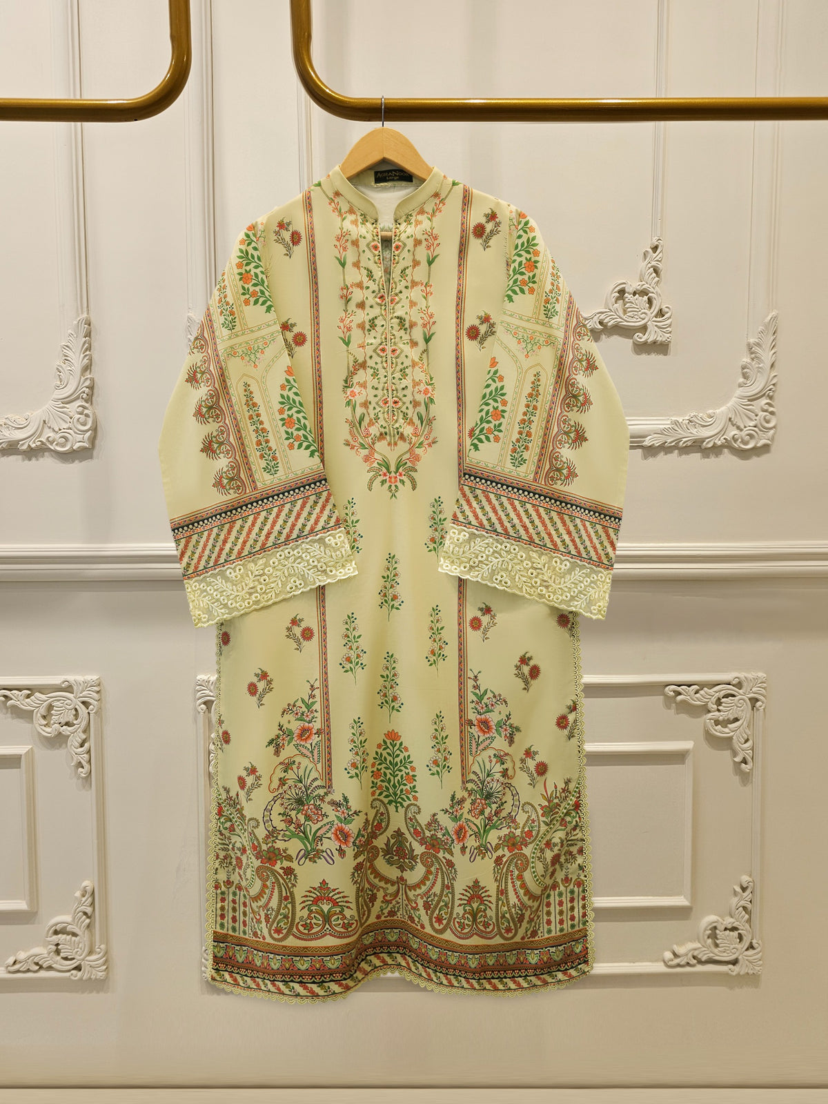 2 Piece -Digital Printed Cambric Suit S115093