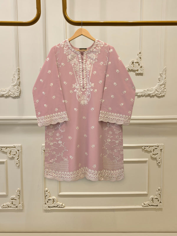 2 Piece  Embroidered Cambric Suit  S114881