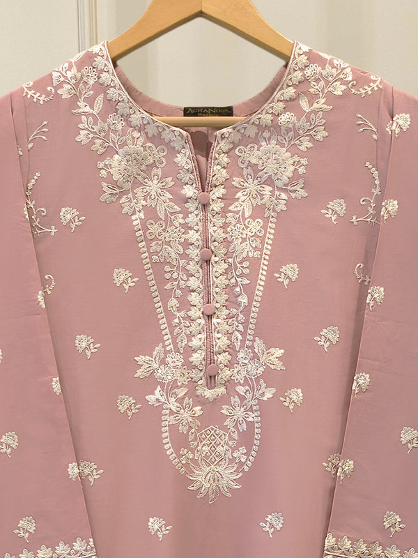 2 Piece  Embroidered Cambric Suit  S114881