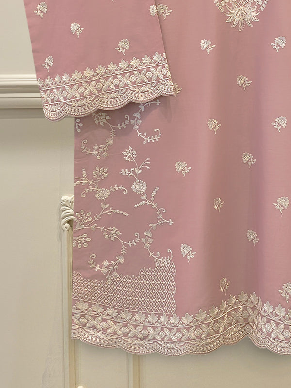 2 Piece  Embroidered Cambric Suit  S114881