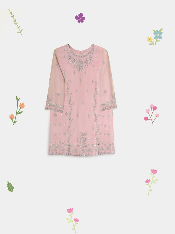Embroidered Cotton Net Shirt KD-022
