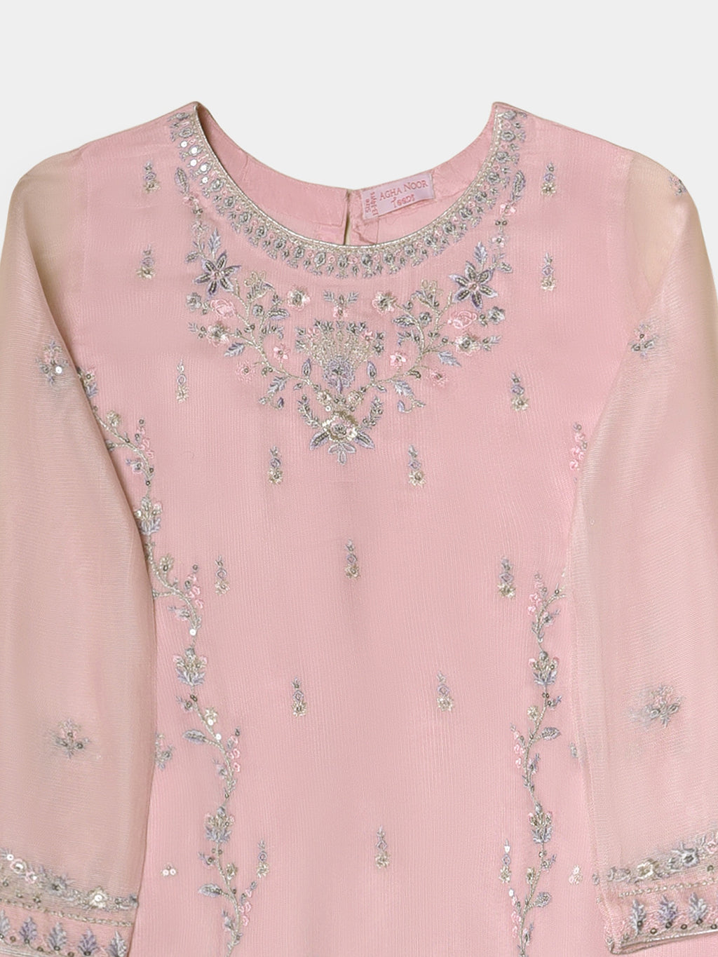 Embroidered Cotton Net Shirt KD-022