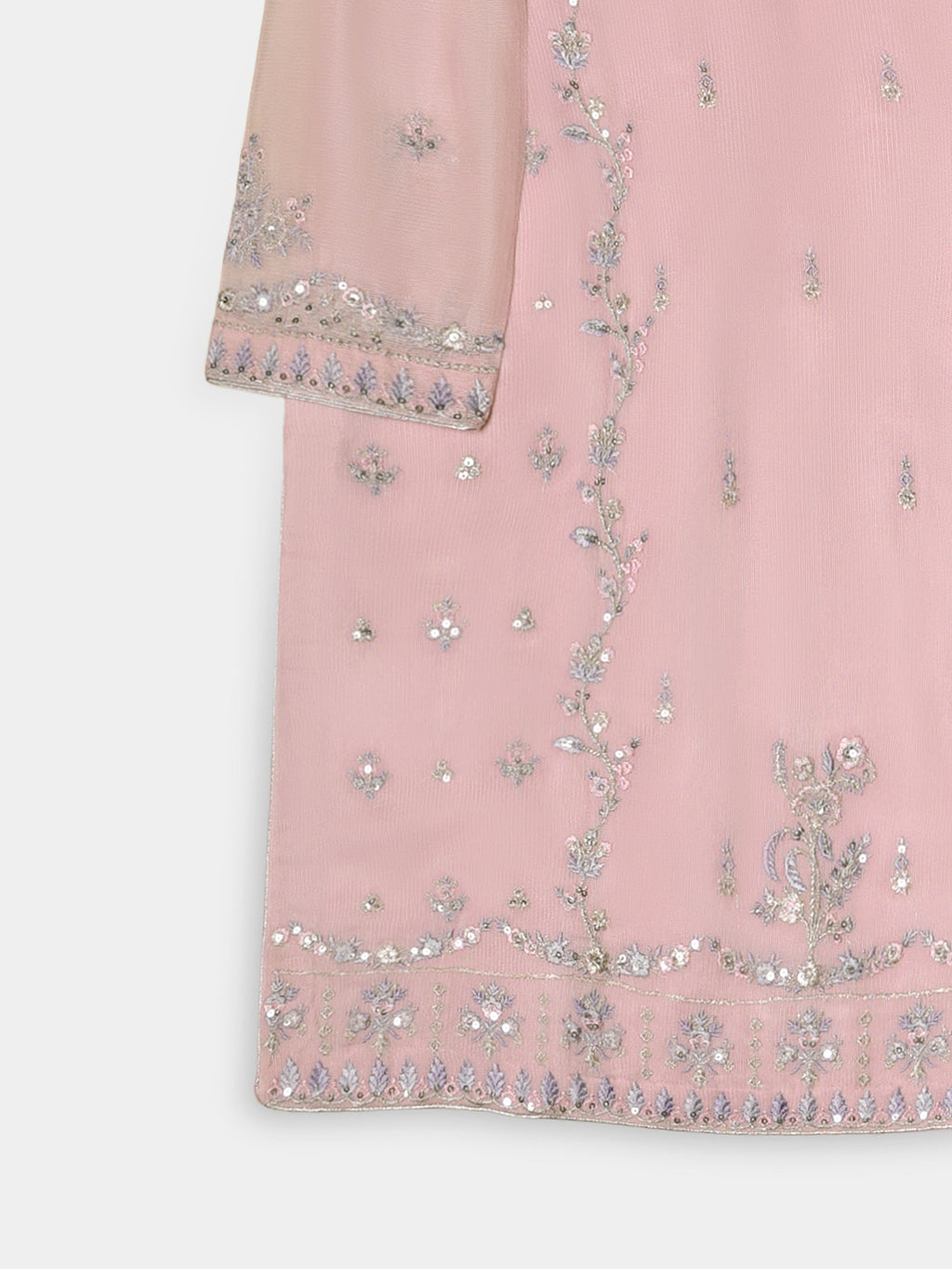 Embroidered Cotton Net Shirt KD-022