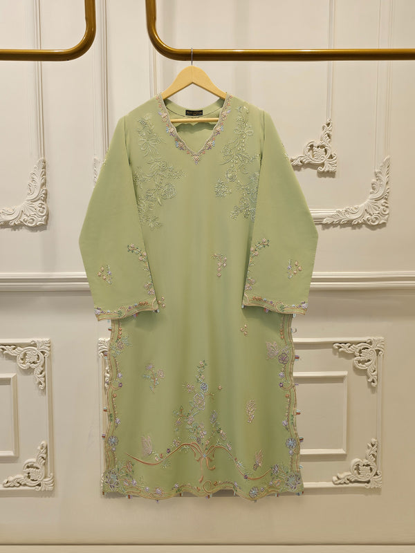 2 Piece - Embroidered Cambric Suit S115525