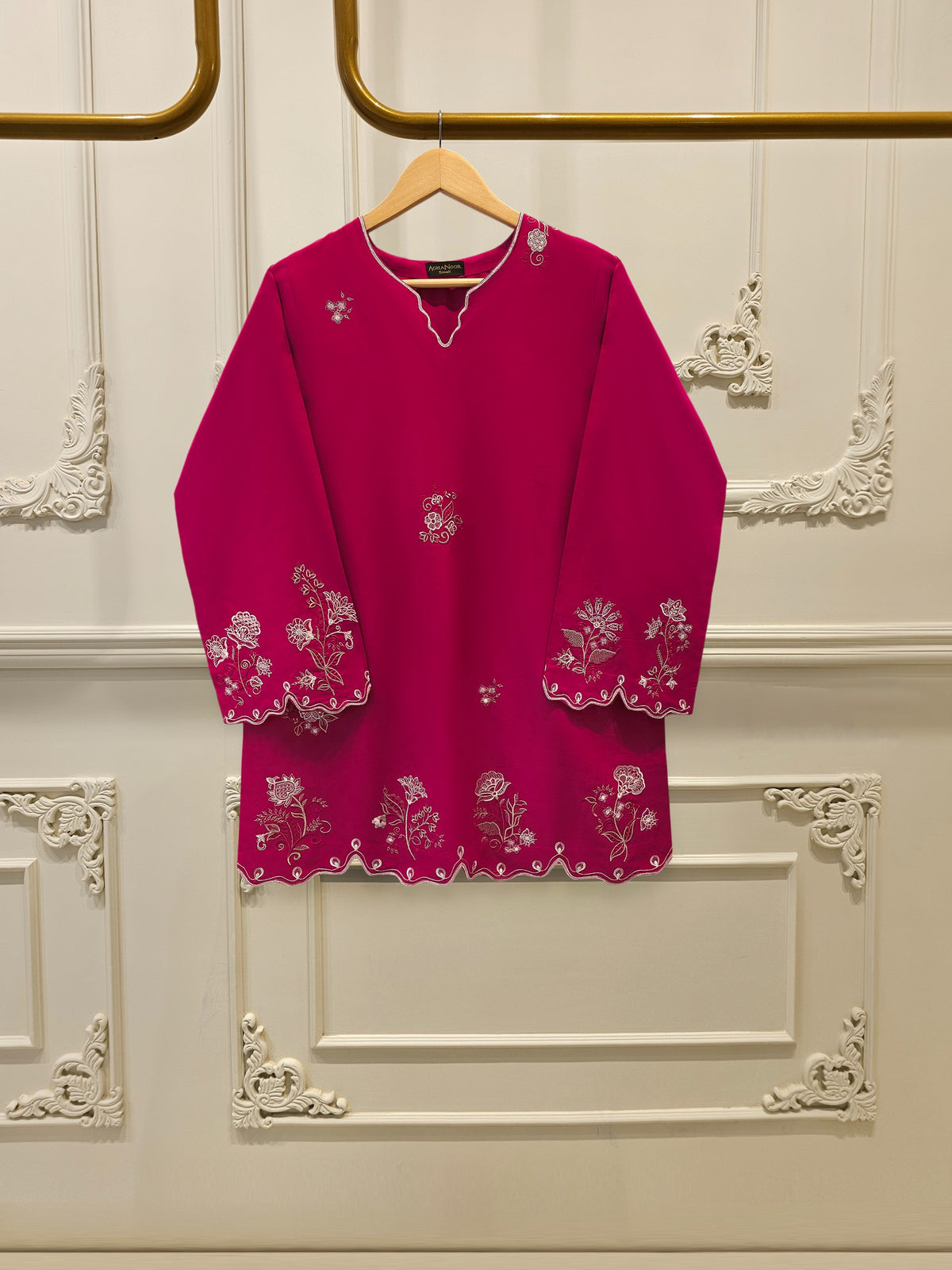 2 Piece - Embroidered Cambric Suit S115528 Main image