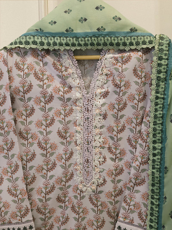 3 Piece Digital Printed Lawn Suit S115536