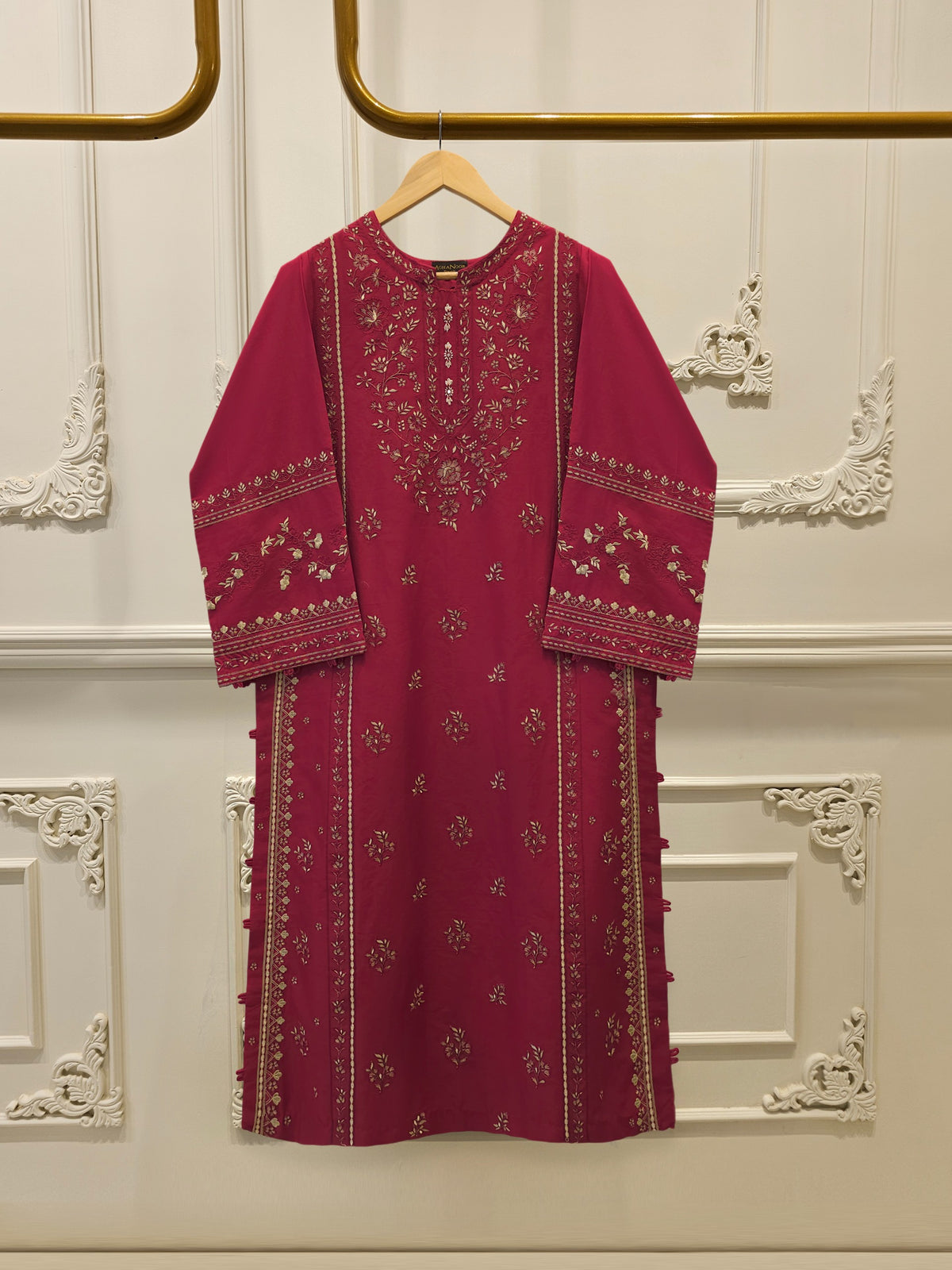 2 Piece - Embroidered Cambric Suit S115543