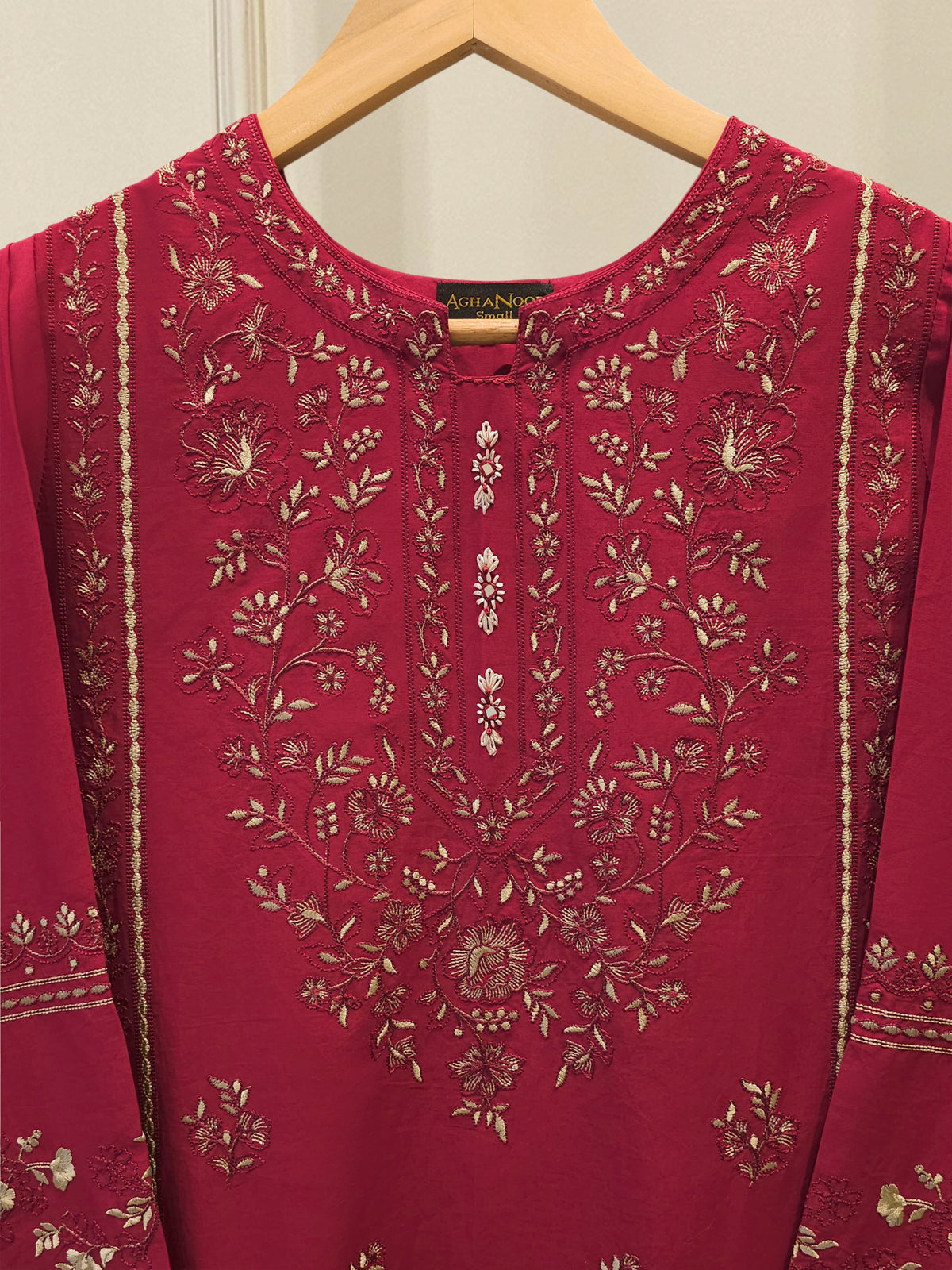 2 Piece - Embroidered Cambric Suit S115543