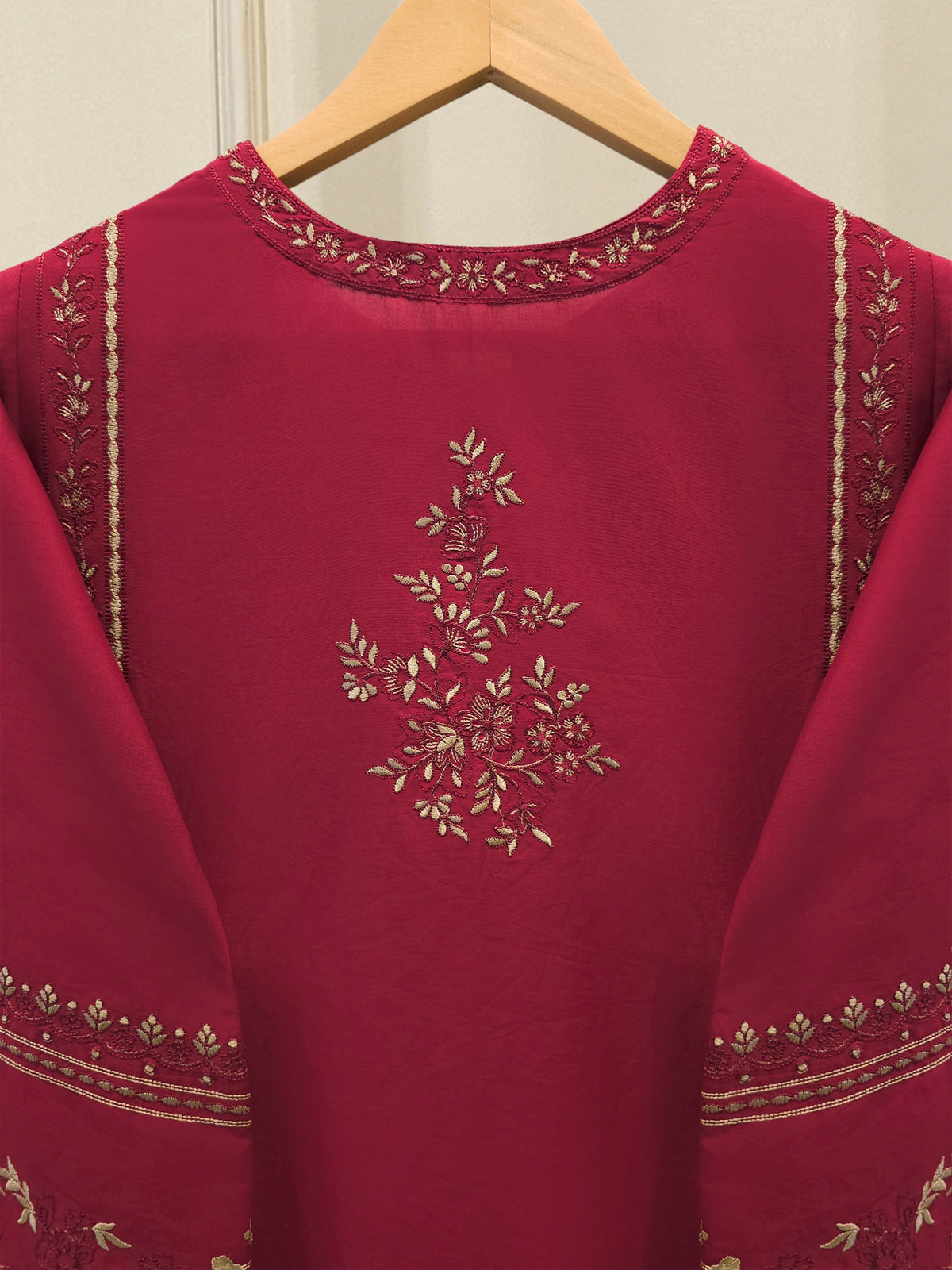 2 Piece - Embroidered Cambric Suit S115543