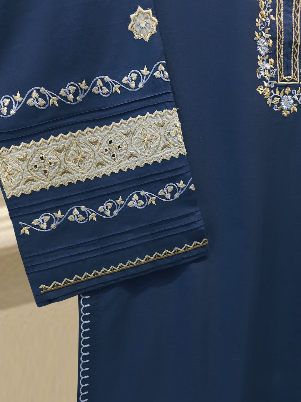 2 Piece - Embroidered Cambric Suit S115535