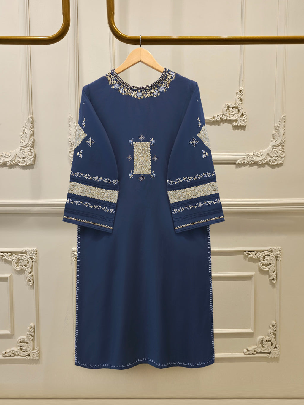 2 Piece - Embroidered Cambric Suit S115535