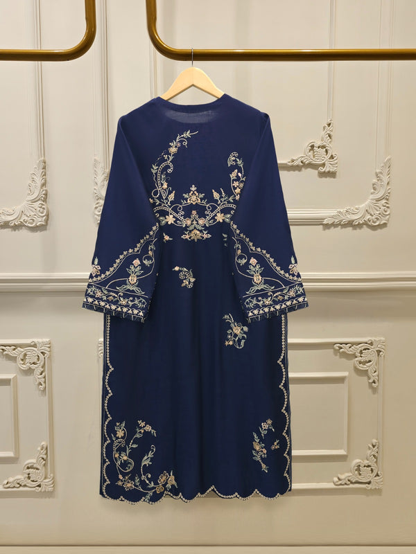 3 Piece - Pure Khaddi Silk Embroidered  Suit S115550