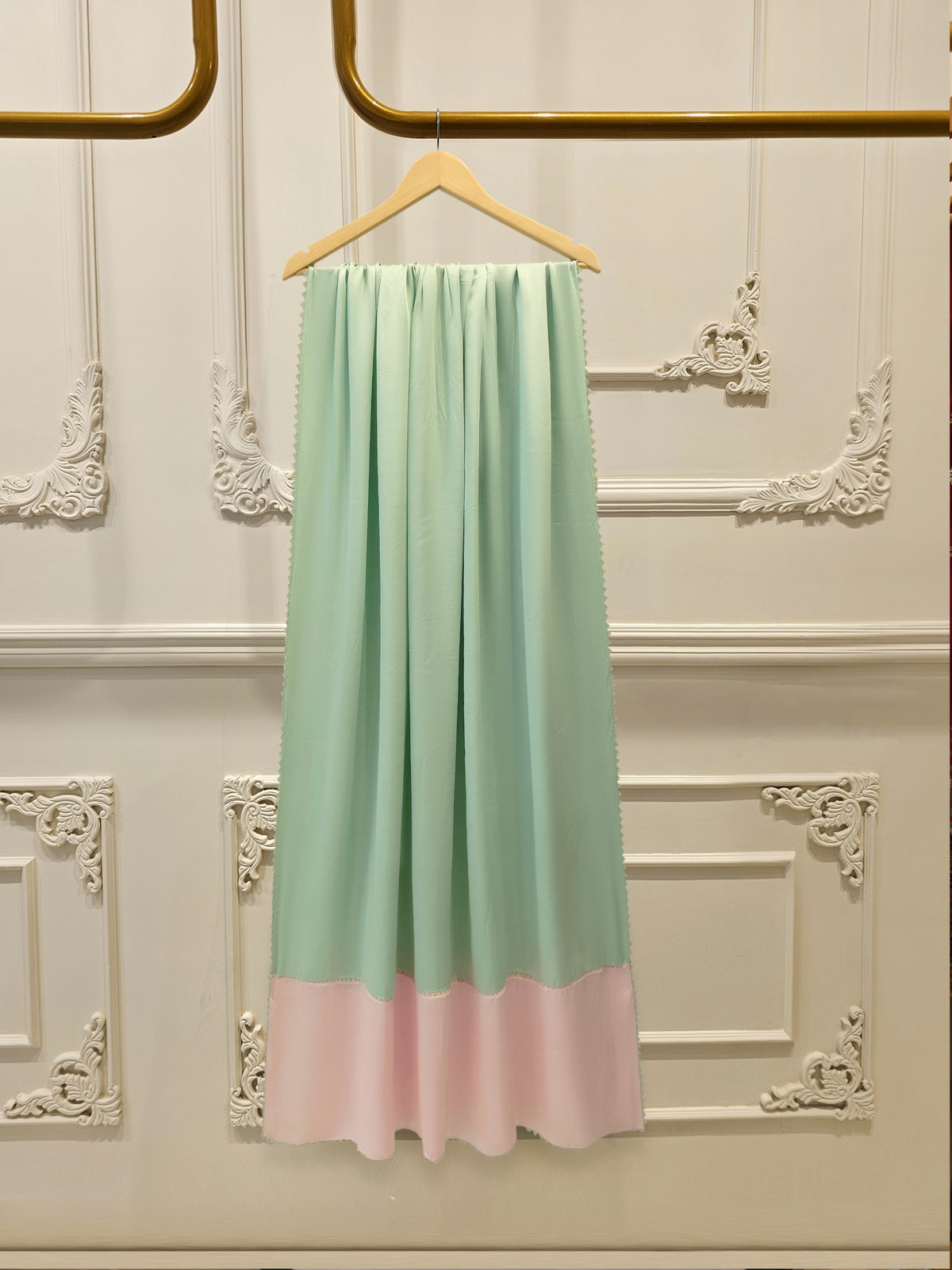 3 Piece - Pure Organza Embroidered Suit S115544