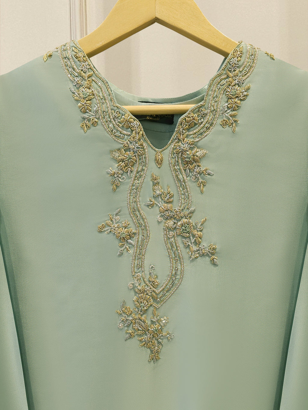 2 Piece- Pure Sheesha Silk Embroidered Suit S115577