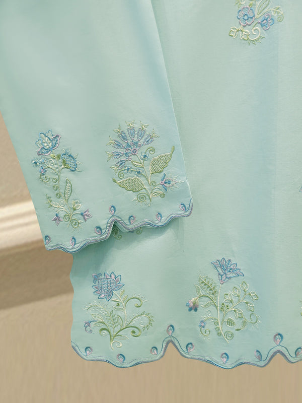2 Piece - Embroidered Cambric Suit S115529