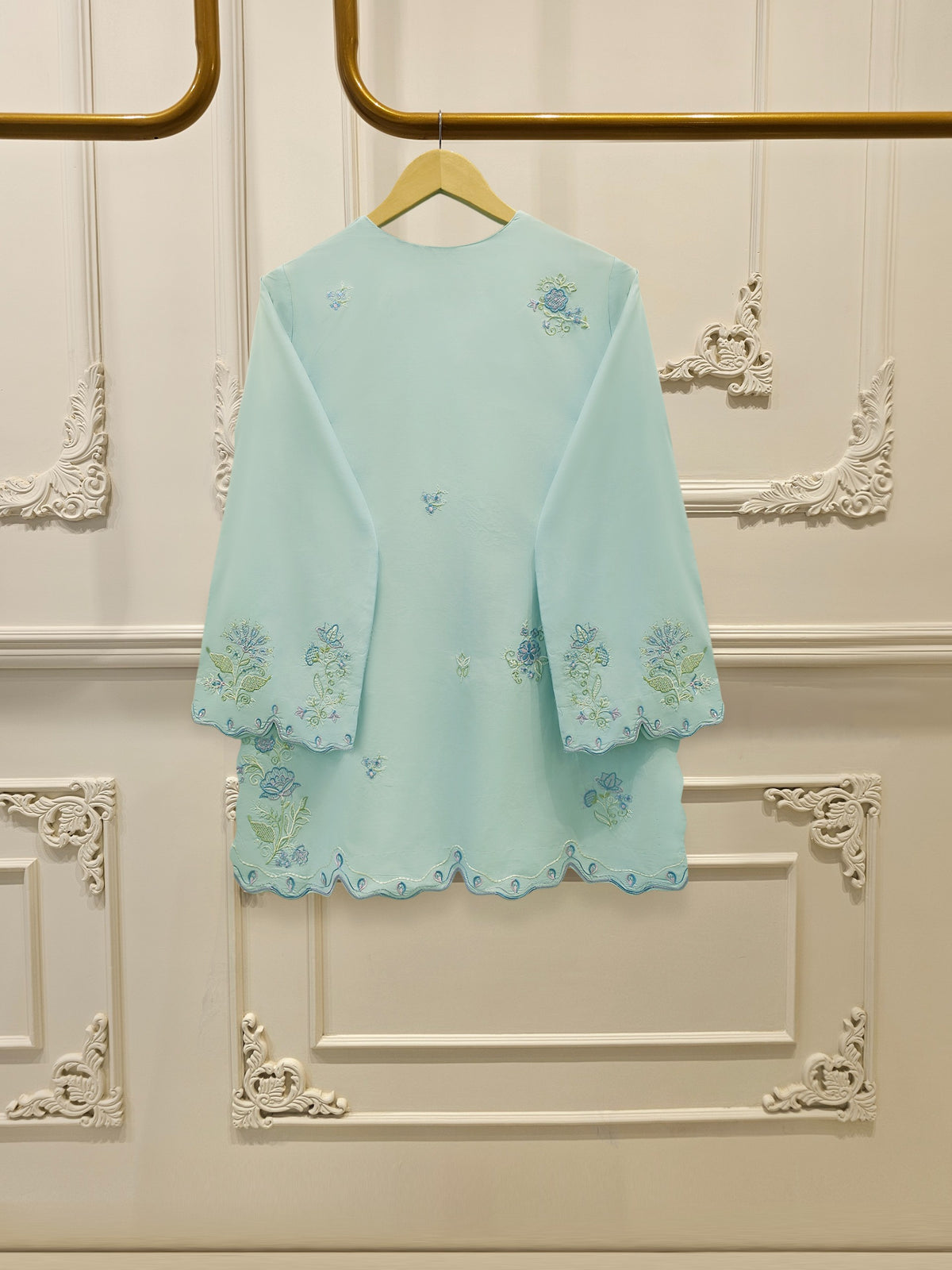 2 Piece - Embroidered Cambric Suit S115529