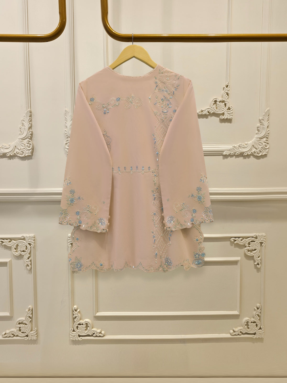 2 Piece - Embroidered Cambric Suit S115613