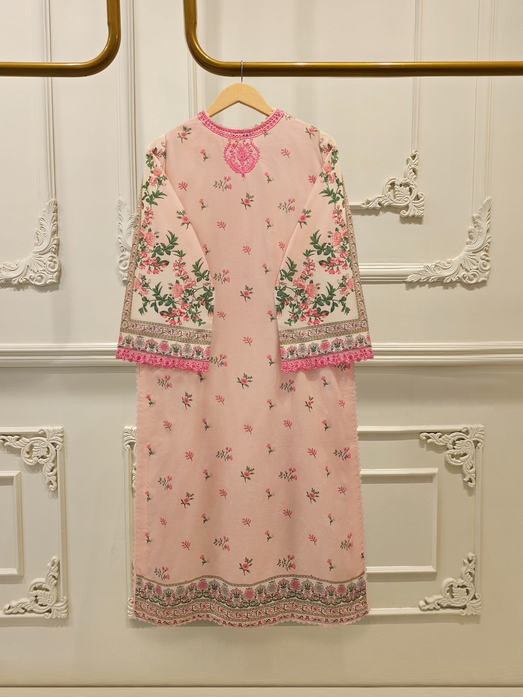 2 Piece - Digital printed Cambric Suit S115586