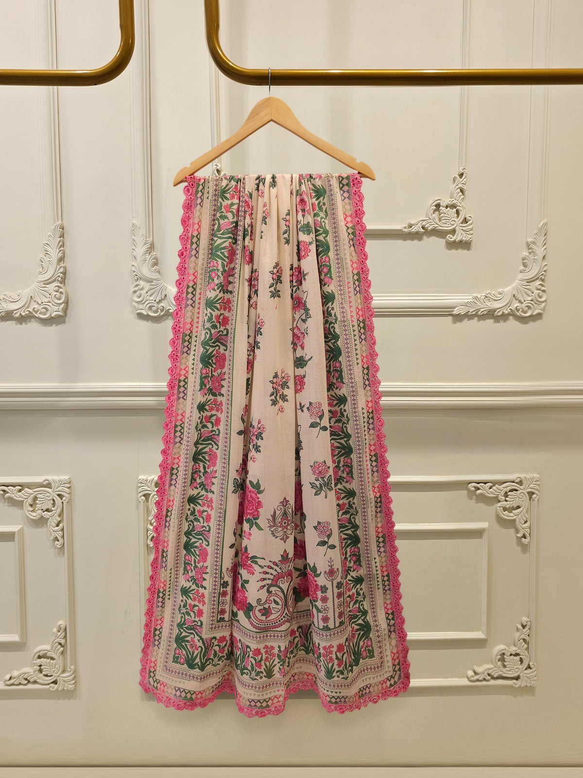 2 Piece - Digital printed Cambric Suit S115586