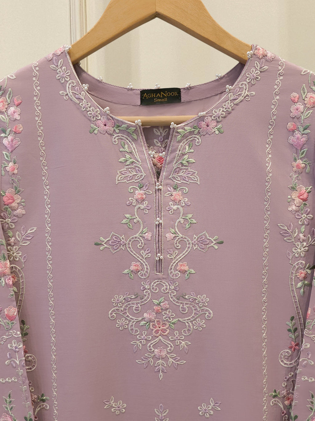 2 Piece - Embroidered Cambric Suit S115588
