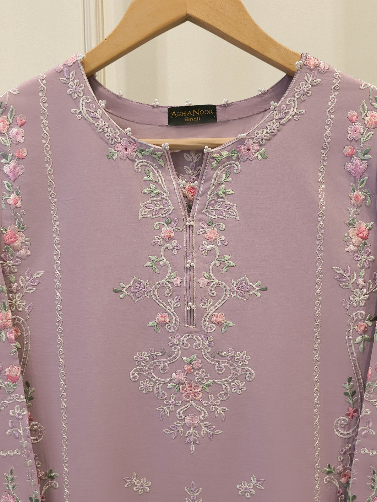 2 Piece - Embroidered Cambric Suit S115588