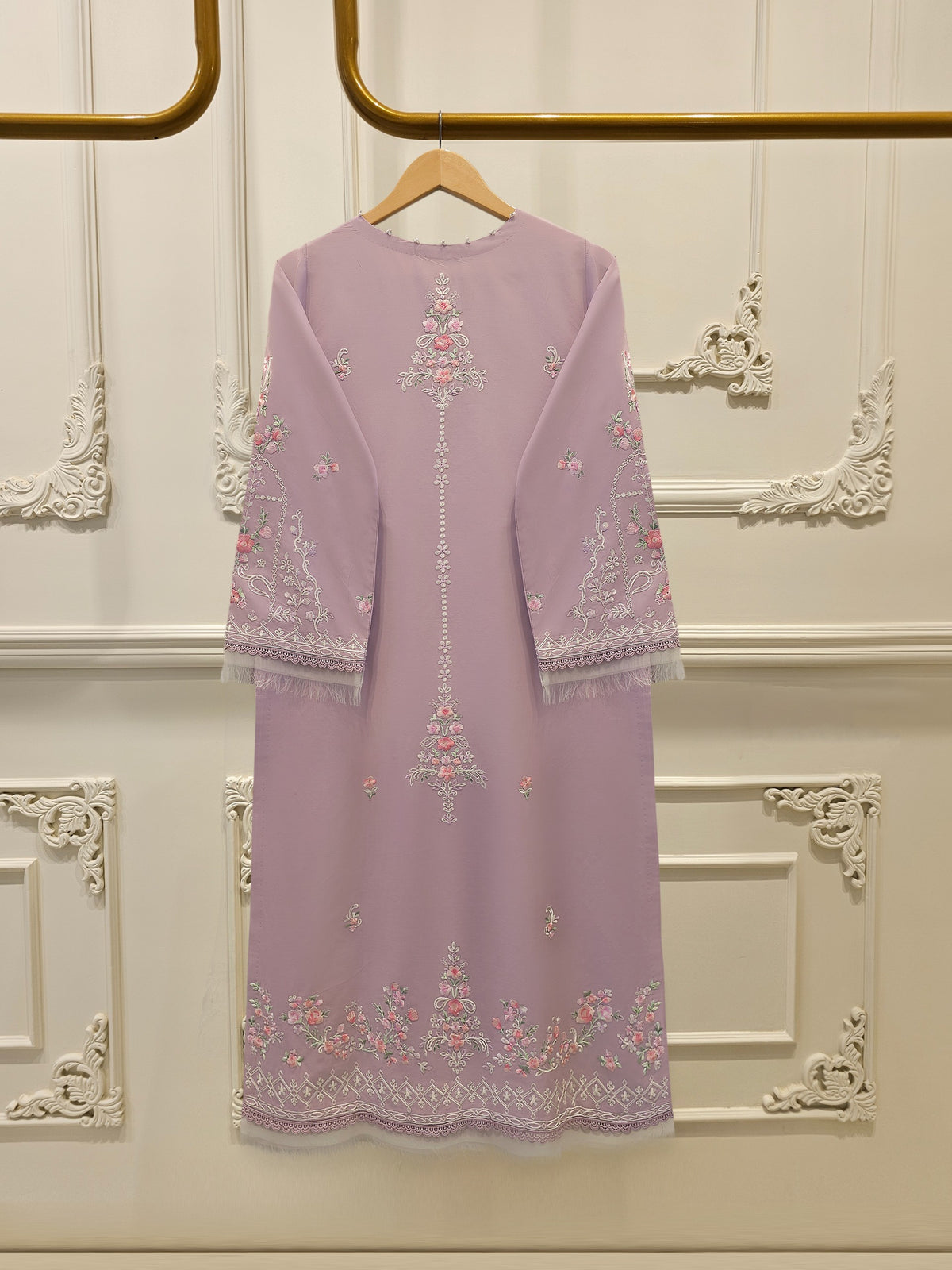 2 Piece - Embroidered Cambric Suit S115588