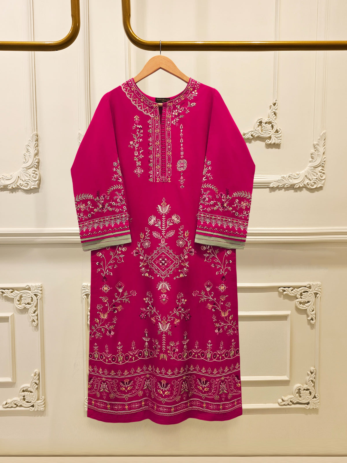 2 Piece - Embroidered Cambric Suit S115684 Main image