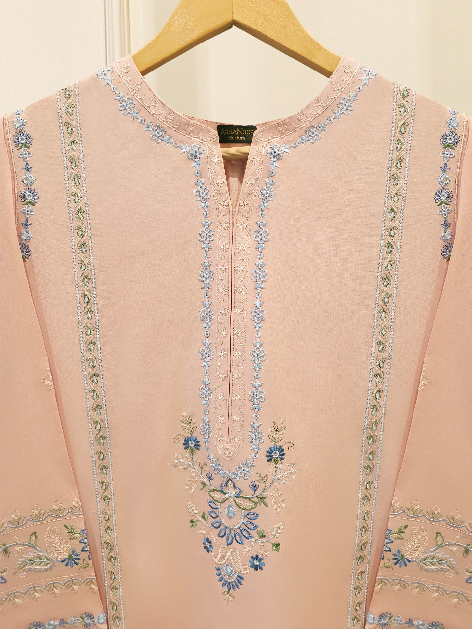 2 Piece - Embroidered Cambric Suit S115678 Secondary image