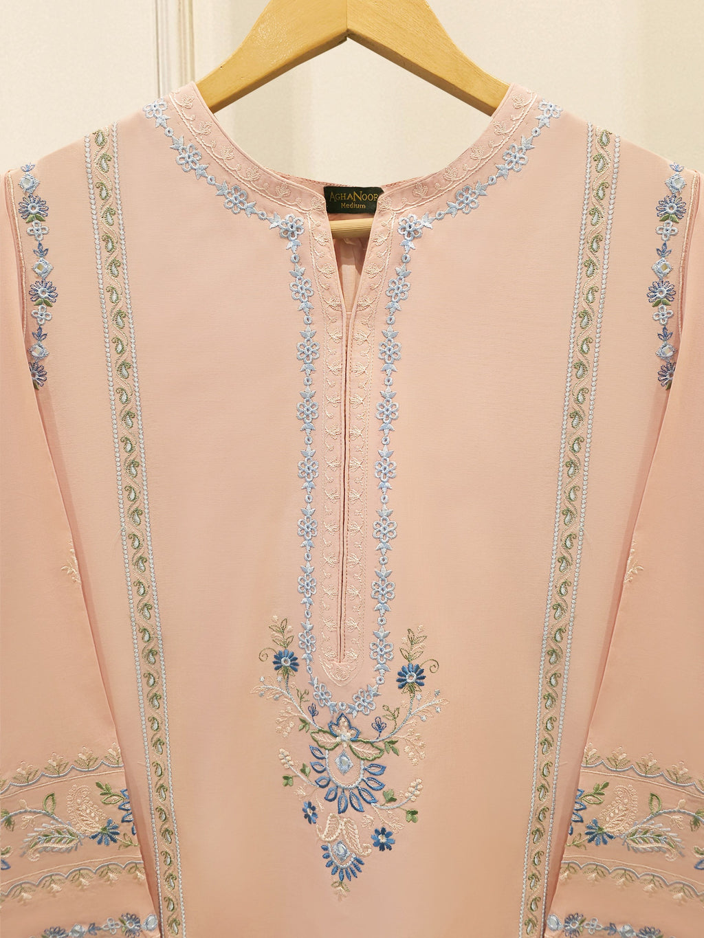 2 Piece - Embroidered Cambric Suit S115678