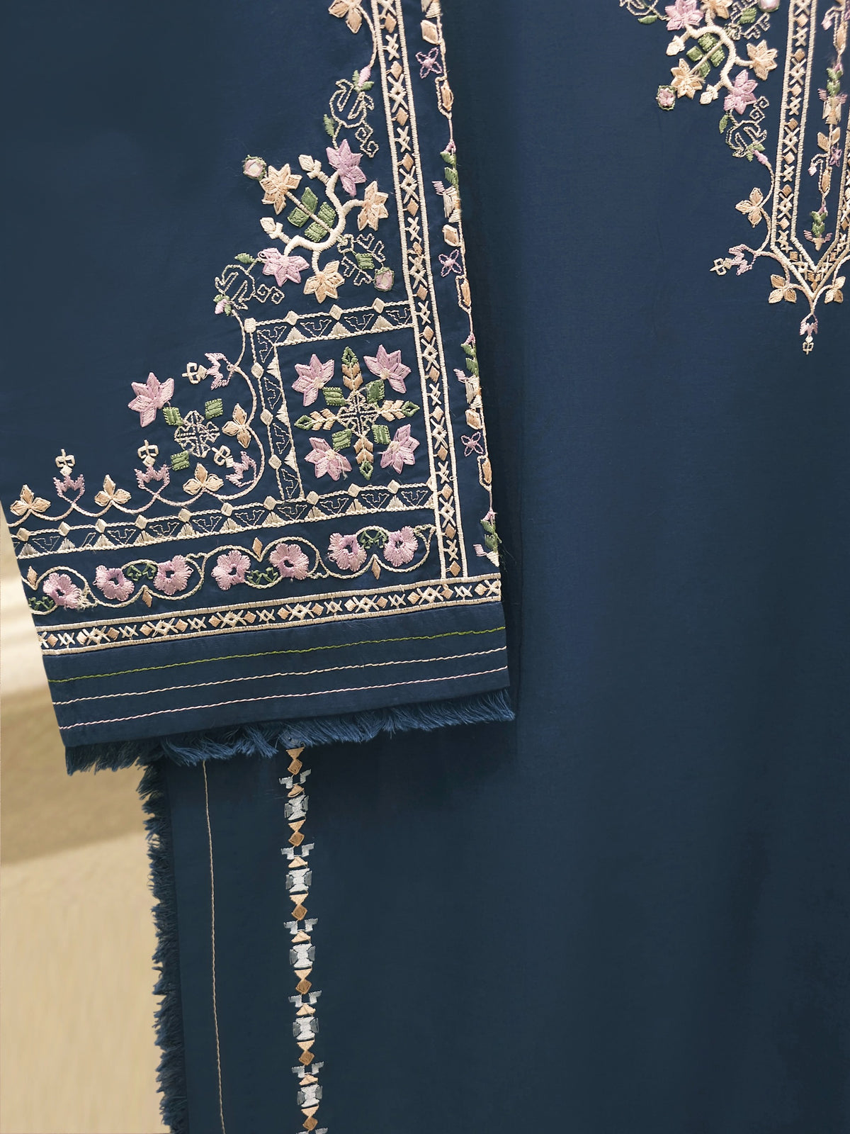 2 Piece - Embroidered Cambric Suit S115688