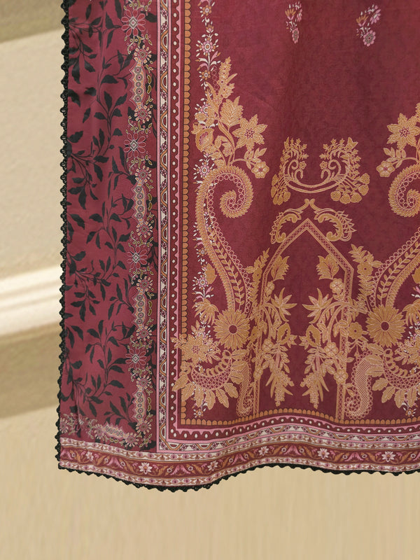 2 Piece - Digital printed Cambric Suit S115691