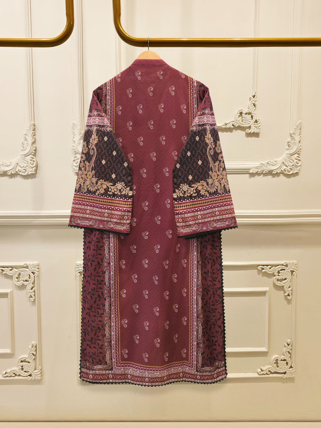 2 Piece - Digital printed Cambric Suit S115691