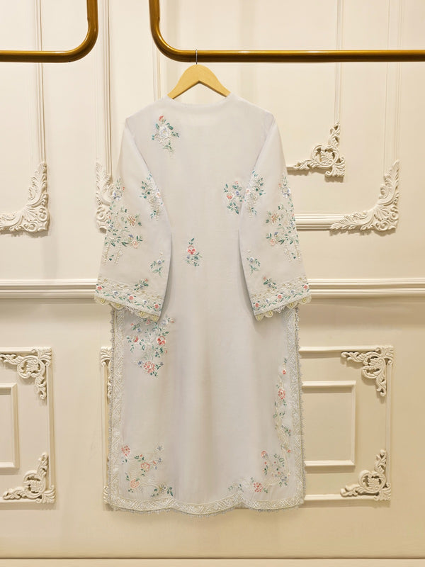 2 Piece- Pure Sheesha Silk Embroidered Suit S115708