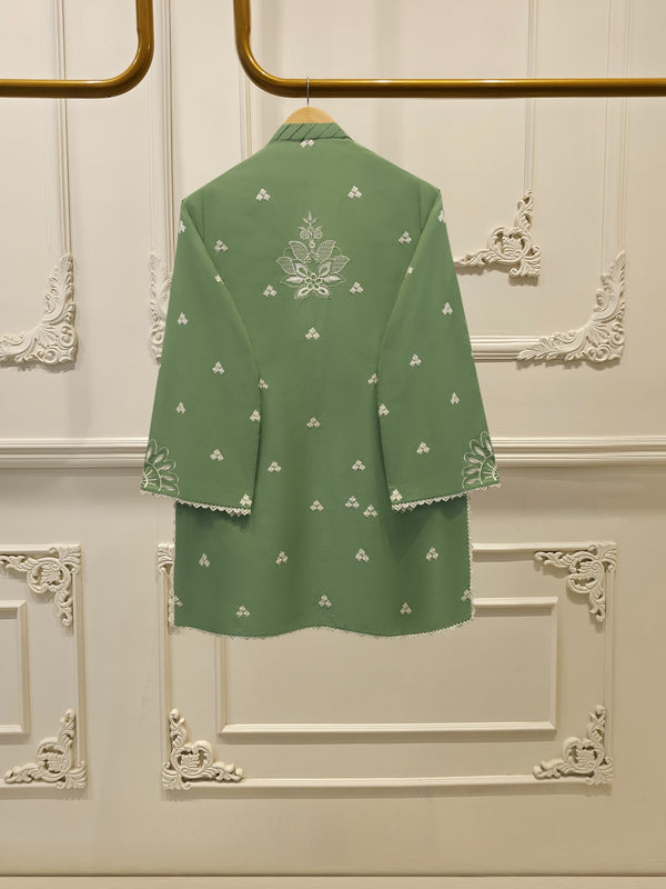 2 Piece - Embroidered Cambric Suit S114846