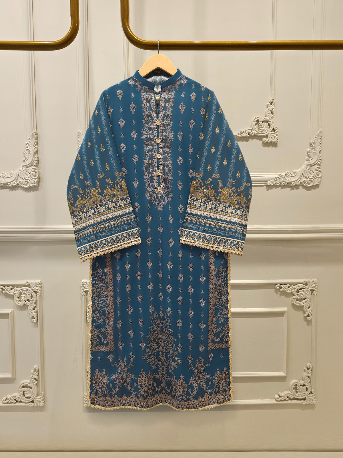 Digital Printed Lawn Shirt S115162