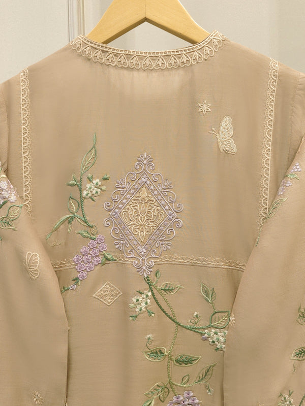 2 Piece - Embroidered Khadi Silk Suit WS00400