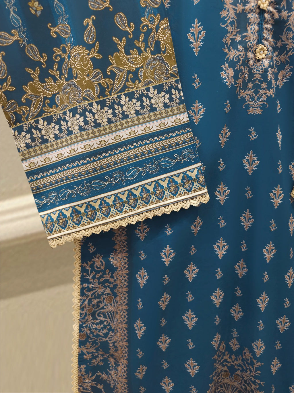 Digital Printed Lawn Shirt S115162