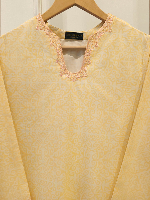 Embroidered Cambric Shirt- S115215