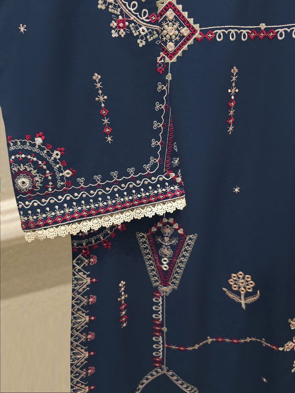 2 Piece - Embroidered Cambric Suit S115250