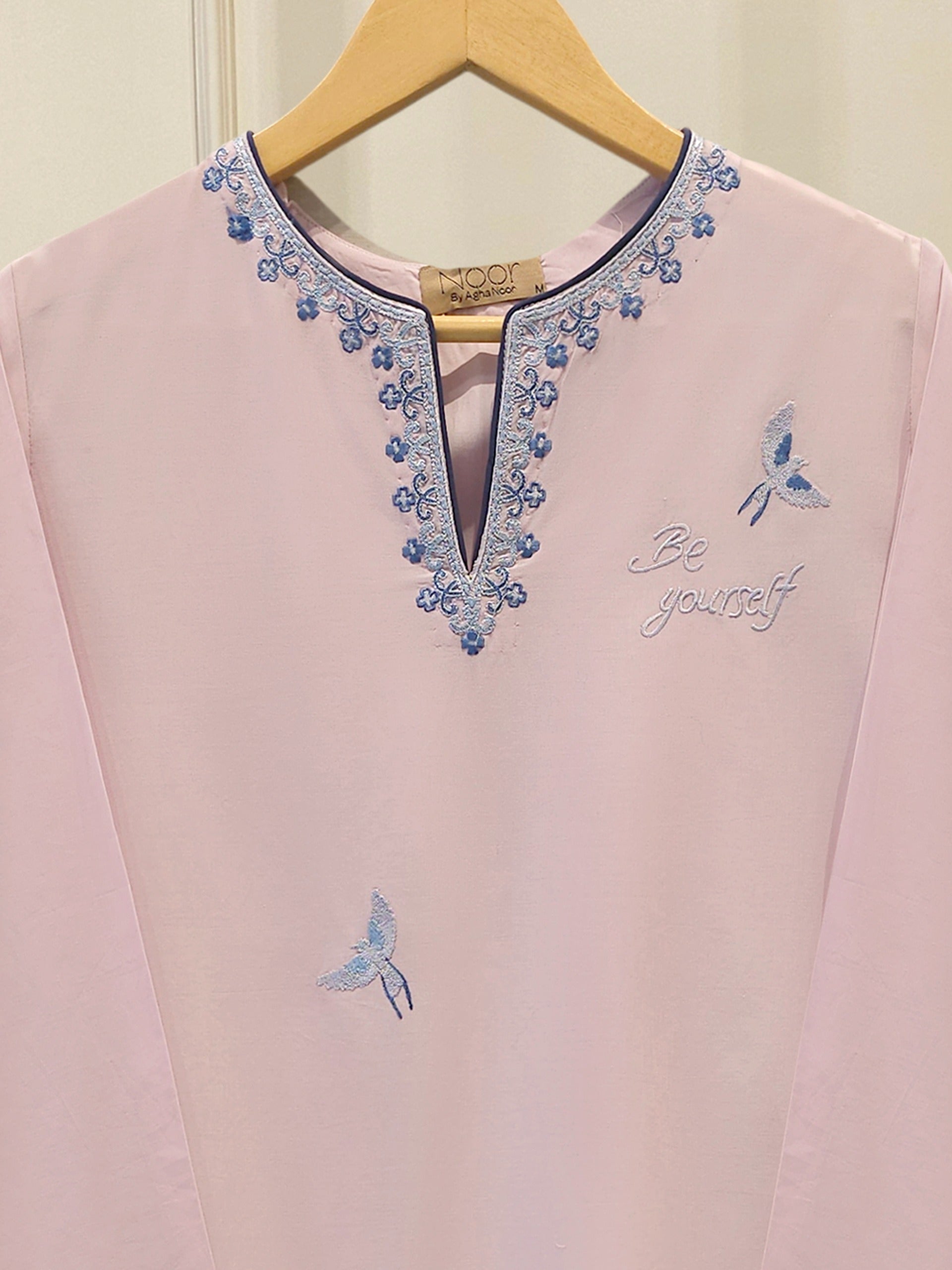 2 Piece - Embroidered Cambric Suit WS00330 Secondary image